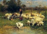 unknow artist Sheep 068 china oil painting artist